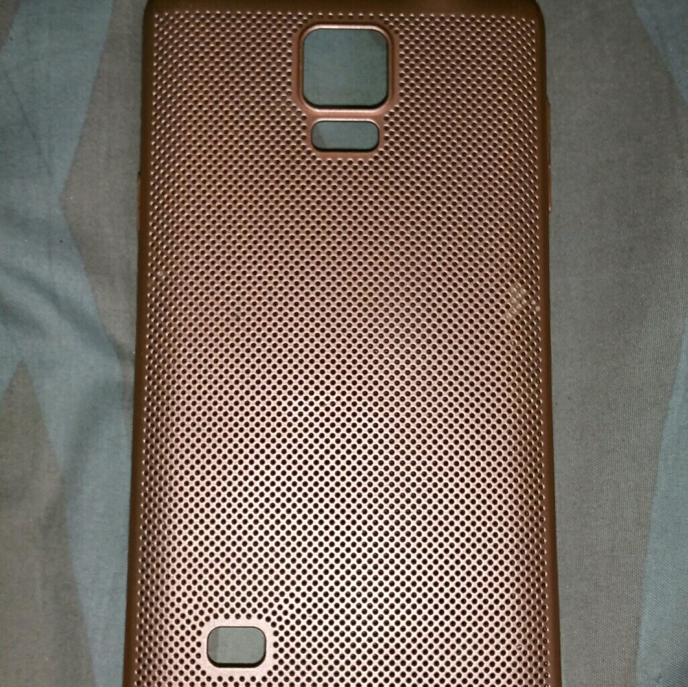 Samsung note4 rose gold aluminum mesh phone case